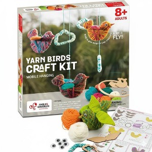 NAYSAYE Yarn Bird Craft Kit DIY String Art Creative Craft Set for Ages 6 7 8 9 10 Girl Perfect Gifts, 11"*11"*2.57" - 1 of 4