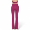 Anna-Kaci Active Women's High-Waist Flared Leggings with Stretch Fabric and Contoured Fit - 4 of 4