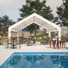 Outdoor 16×32 FT Party Tent, Large Wedding Event Shelters with Storage Bags & Removable Sidewalls, Commercial Tents for Parties-Coolbibila - 2 of 4