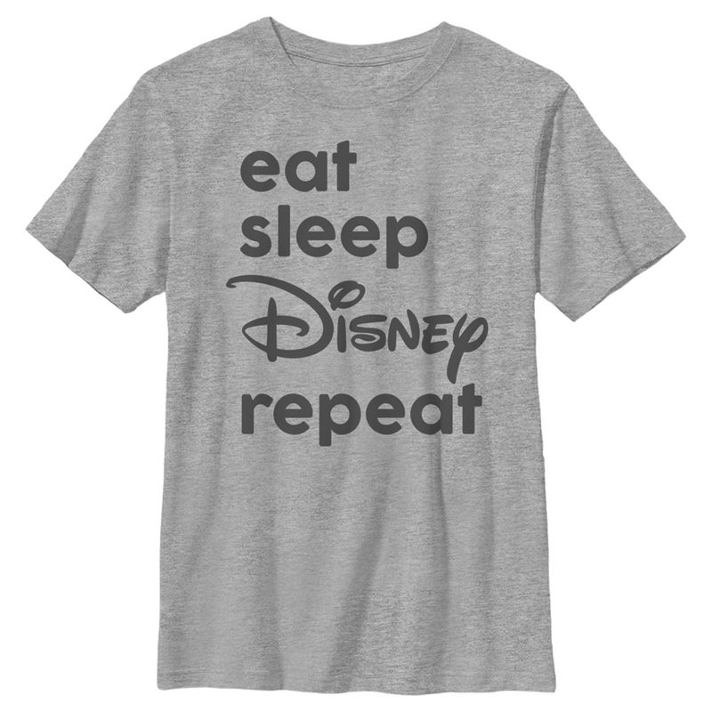 Boy's Disney Eat Sleep Repeat T-Shirt, 1 of 6