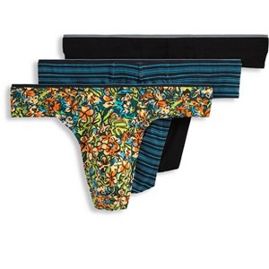 Jockey Men's Casual Cotton Stretch Thong - 3 Pack - 1 of 3