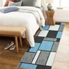 COZONY Modern Farmhouse Throw Rug - Washable Non-Slip Low Pile Carpet for Bedroom, Dining Room, Office Home Decor - 2 of 4