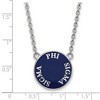 Black Bow Jewelry Sterling Silver Phi Sigma Sigma Greek Life Necklace 18 Inch - 2 of 4