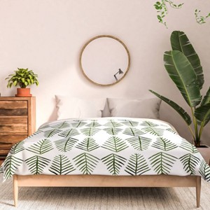 Deny Designs Angela Minca Pine Trees Comforter Set Green - 1 of 3