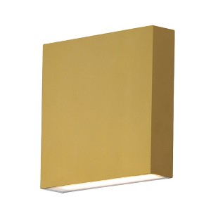 ET2 Lighting Brik 2 - Light Wall Light in  Natural Aged Brass - 1 of 2