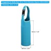 Unique Bargains Neoprene Insulated Removable Shoulder Straps Water Bottle Sling Bags 2.64"x7.28" 2 Pcs Blue - 2 of 4