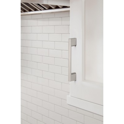 Satin Nickel 4.88" Modern Cabinet Pulls with Mounting Hardware
