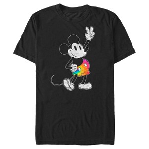 Men's Mickey & Friends Mickey Tie Dye Pants Portrait T-Shirt - 1 of 4