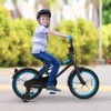 Infans 16" Kids Bike w/Adjustable Saddle Handlebar Removable Training Wheels Handbrake - 3 of 4