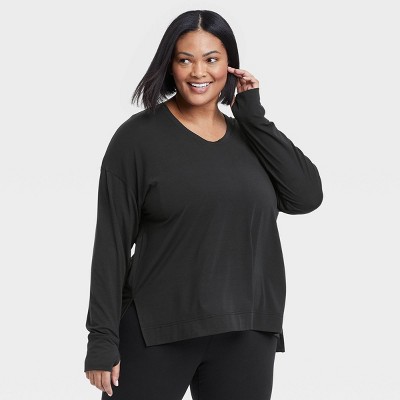 Long Sleeve : Workout Tops & Workout Shirts for Women : Target