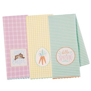 Design Imports Hop Into Spring Dishtowel Set Of 3 - 1 of 4