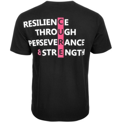 Ideology Mens Breast Cancer Awareness Graphic T-Shirt