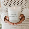Sweet Water Decor Cashmere & Vanilla 15oz Tan Matte Jar Soy Candle - 3 of 3