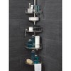 Zenna Home 2153WW2 Tension Pole Shower Caddy, 7.2 in OAL