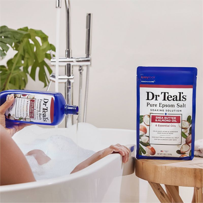 Dr Teal&#39;s Shea Butter &#38; Almond Oil Foaming Bubble Bath - 34 fl oz, 5 of 11