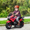 Aosom Kids Motorcycle with Training Wheels, Roaring Engine Design Ride-on Toy for Ages 3-8, High-Traction Mini Motorbike with Light Music - 3 of 4