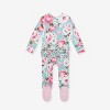 Infant Briana Footie Ruffled Zippered One Piece - Posh Peanut - 2 of 4