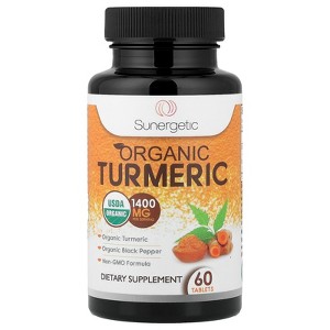 Sunergetic Organic Turmeric, 60 Tablets - 1 of 4