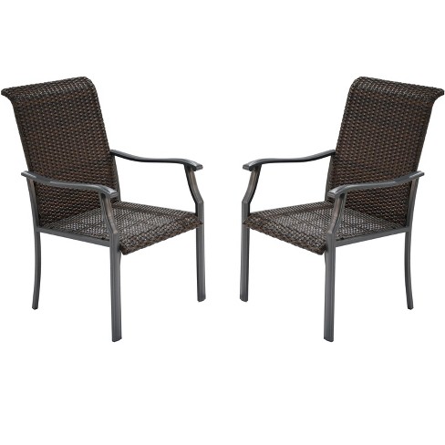 Saint Birch 2 Piece Outdoor Dining Chair Set, Brown : Target