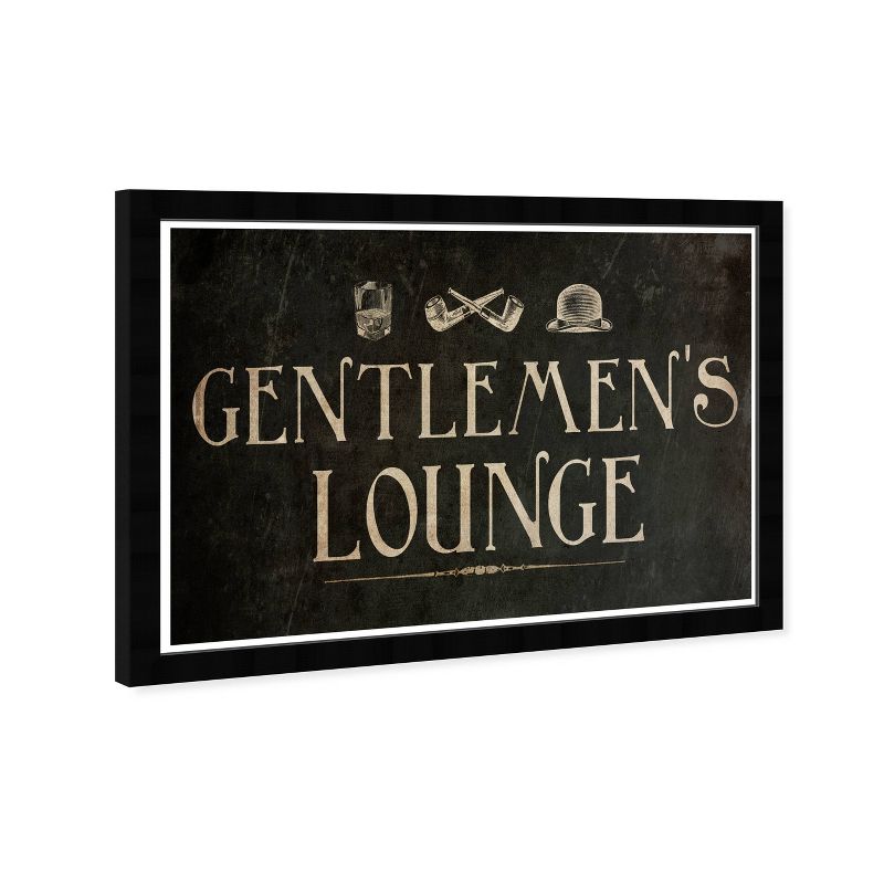19&#34; x 13&#34; Gentlemen&#39;s Lounge Motivational Quotes Framed Wall Art Black/White - Hatcher and Ethan, 4 of 6