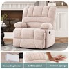 Oversized Swivel Rocker Recliner Chair for Living Room for Adults - 3 of 4