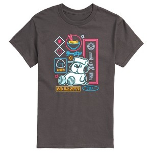 Men's - Peanuts - Neon Olaf Short Sleeve Graphic T-Shirt - 1 of 4