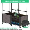 DoCred Raised Garden Bed Planter with Trellis & Wheels – Tomato Cage Planter Box for Climbing Vegetables, Indoor & Outdoor Use, Single & Multi-Pack - 4 of 4