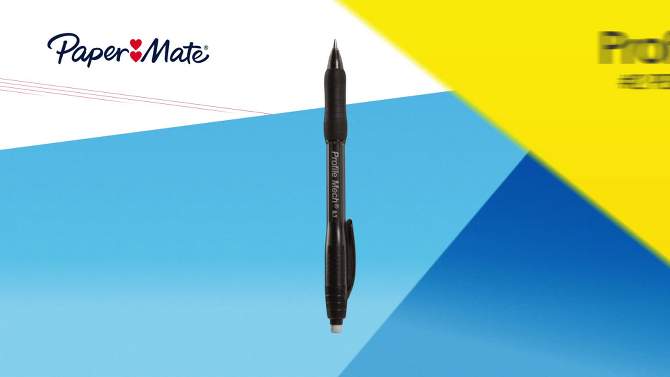 Paper Mate Profile 4pk #2 Mechanical Pencils with Eraser &#38; Refill 0.7mm Black, 2 of 11, play video
