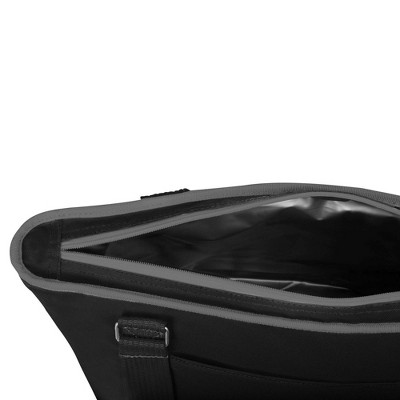 Black Insulated Sports Theme Cooler Tote Bag