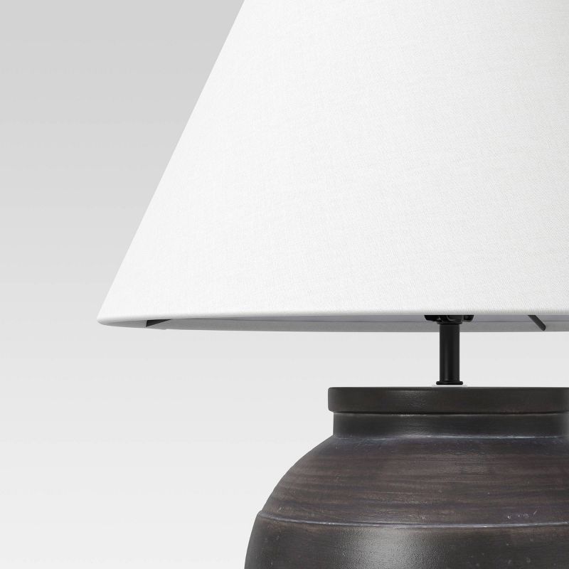 Large Ceramic Table Lamp Black - Threshold™, 4 of 12