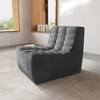 Lazy Floor Sofa Couch, Bean Bag Chair,27.56"Single Sofa, Fireside Chair,Corner Relax Sofa Couch for Apartment,No Assembly Needed - 2 of 4