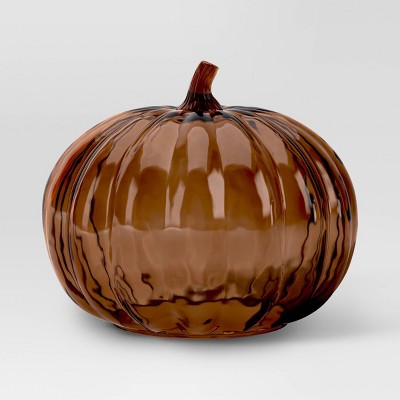 Glass Pumpkin Figurine