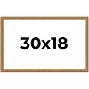 PosterPalooza | 30x18 Wood Antique Frame with UV Acrylic, 4 Finishes: Bronze, Gold, Silver, and Black - 2 of 4