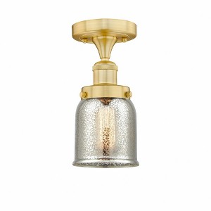 Bell - 1 Light Semi-Flush Mount In Industrial Style-8.25 Inches Tall and 6.5 Inches Wide - 1 of 1