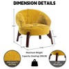 DYHOME 25.98'' Upholstered Fabric Accent Chairs Armchair for Living Room, Bedroom - 3 of 4