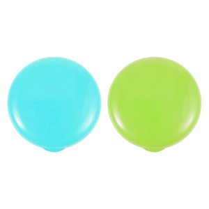 Unique Bargains 7 Grids Circular Single-Layer Pill Cases 2 Pcs - 1 of 4