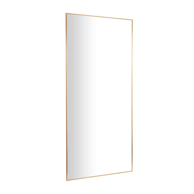 Metal Wall Mirror with Thin Frame Gold - CosmoLiving by Cosmopolitan, 5 of 6