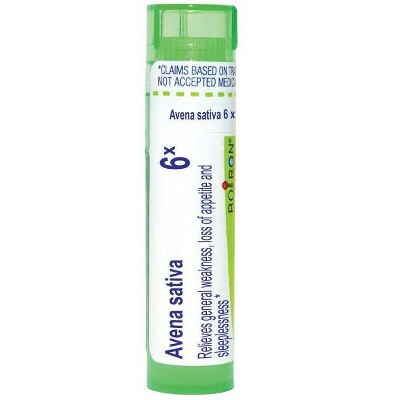 Avena Sativa 6X by Boiron Homeopathic Single Medicine For Stress & Sleep  -  80 Pellet