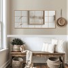 MAYEERTY Full-Length Mirror Iron Grid Right Angle Micro-Arch No Stand - 3 of 4