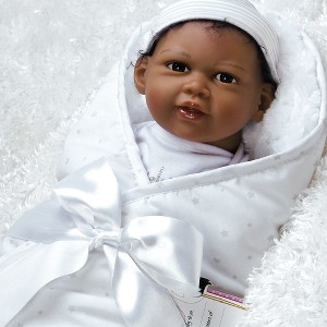 Paradise Galleries Reborn Newborn Doll in Silicone Vinyl Baby Bundles: Reaching for the Stars, 19 inch 7-Piece Ensemble - 1 of 4