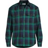 Lands' End Men's Long Sleeve RainDefense Flannel Shirt - 3 of 4
