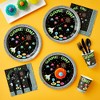 Juvale 144-Piece Retro Video Game Party Supplies - Includes Plates, Napkins, Cups, and Cutlery, Serves 24 - 2 of 4