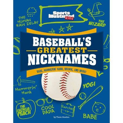 Baseball's Greatest Nicknames - (Sports Illustrated Kids: Name Game) by  Thom Storden (Paperback)