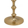 AZL1 Life Concept Candle Holders, Slender Taper Holder with Bead Detailing for Tabletop and Mantel Display, Gold, 5"*5"*19" - 2 of 4