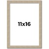 PosterPalooza | 11x16 Thin Barnwood Picture Frame, UV Acrylic, 2 Finishes - Grey and Black - 2 of 4