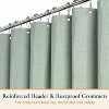 LunaLulinlk Fabric Shower Curtain with Hooks - 4 of 4