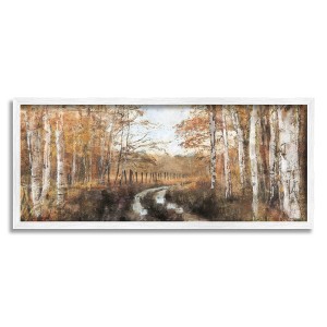 Stupell Industries Autumn Birch Tree Grove Scenery Framed Giclee Art - 1 of 4