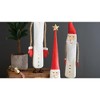 Handcrafted Holiday Santa's – Painted Metal and Wood, Set of 3 by Kalalou - 3 of 3