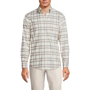 Lands' End Men's Traditional Fit No Iron Twill Shirt - 1 of 3