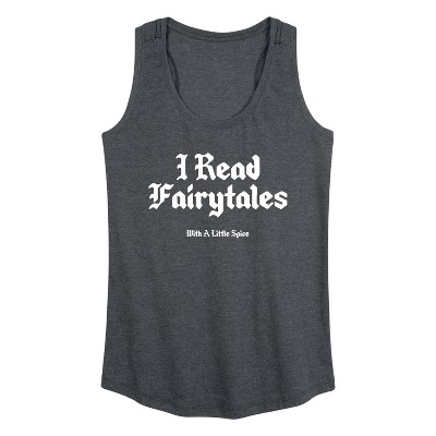 Women's - Instant Message - Read Spice Fairytales Graphic Racerback Tank